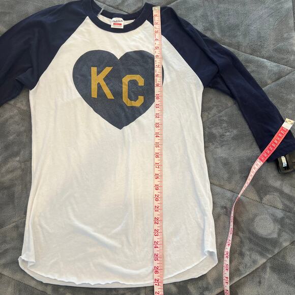 Charlie Hustle KC Heart Baseball T-Shirt Size Small - Picture 9 of 9